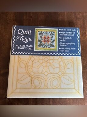 Quilt Magic No Sew Wall Hanging Kit "Butterflies"  12 x 12"  #821